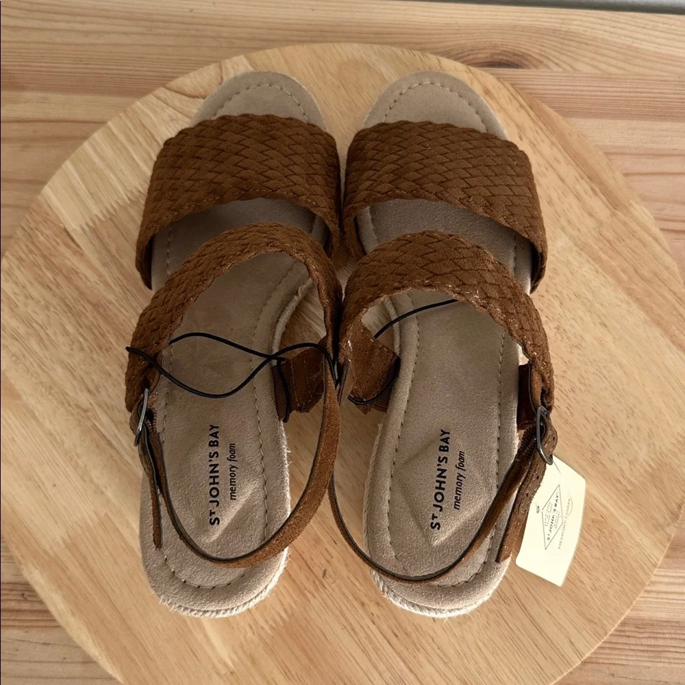 St. John's Bay Womens Lajolla Wedge Sandals